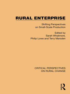 cover image of Rural Enterprise